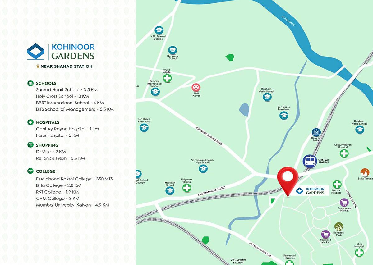 Effortless Commute & Unbeatable Convenience at Kohinoor Gardens Kalyan
